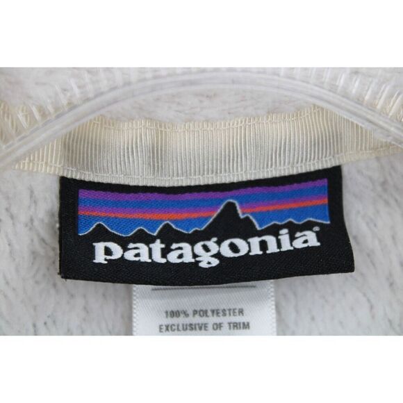 Patagonia Re-Tool Snap-T Fleece Classic Fleece Pullover White Fall XS Womens - Picture 7 of 8